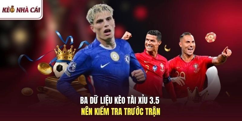 Ba dữ liệu kèo tài xỉu 3.5 nên kiểm tra trước trận