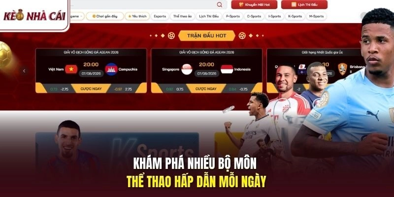 Khám phá nhiều bộ môn thể thao hấp dẫn mỗi ngày