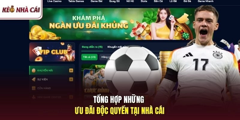 Tổng hợp những ưu đãi độc quyền tại nhà cái